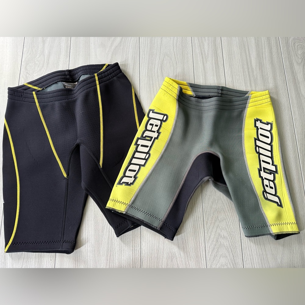 Jet Pilot Wetsuit Shorts Men’s Large Vintage Black Jet ski Swimming